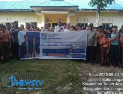 Polsek Tanah Jawa Gelar Sosialisasi Rekrutmen SMA Taruna Kemala Bhayangkara di SMPN 1 Tanah Jawa