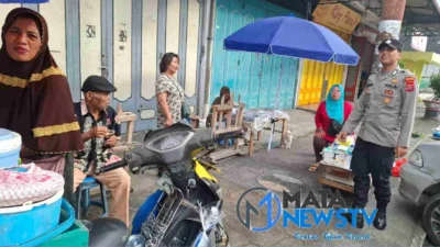 Sat Binmas Polres Pematangsiantar Laksanakan Patroli dan Sambang