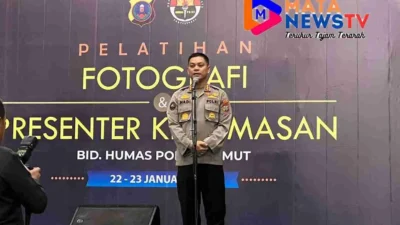 Sihumas Polres Pematangsiantar Ikuti Pelatihan Fotografi Presenter Kehumasan Jajaran Polda Sumut