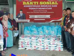 Lapas Rantauprapat Kembali Salurkan 100 Bantuan Sosial Terhadap Keluarga WBP dan Masyarakat