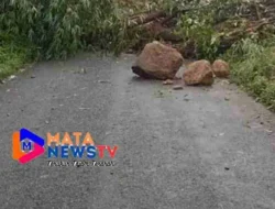 Tanah Longsor Putuskan Akses Dusun Pamah Simelir, Langkat Menuju Tanah Karo