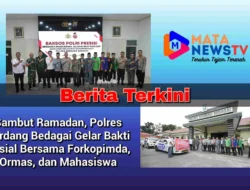 Sambut Ramadan, Polres Serdang Bedagai Gelar Bakti Sosial Bersama Forkopimda, Ormas, dan Mahasiswa
