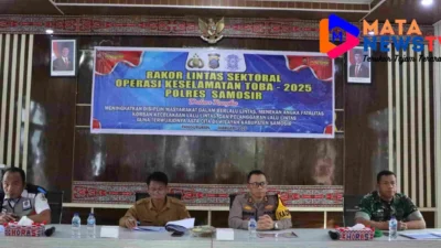 Forkopimda Samosir Gelar Rapat Koordinasi Operasi Keselamatan Toba 2025, Fokus pada Kesadaran Berlalu Lintas