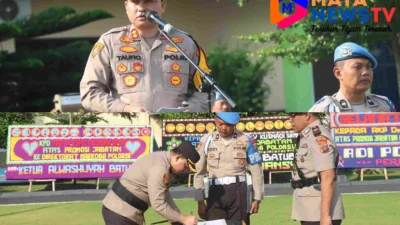 Kapolres Batu Bara Pimpin Sertijab Kasatresnarkoba, AKP Ramses P. Panjaitan Resmi Menjabat