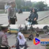 Pos Lantas Aek Natas Gelar Operasi Keselamatan Toba 2025, Tegur Pengguna Jalan Langgar Aturan