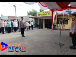 Kompol H. Djanuarsa S.H Pimpin Apel Perdana sebagai Kapolsek Pancur Batu
