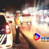 Satlantas Polres Batu Bara Gelar Patroli Blue Light di Titik Rawan Kecelakaan