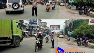 Satlantas Polres Batu Bara Gelar Operasi Keselamatan Toba 2025, Tertibkan Lalu Lintas di Sejumlah Titik