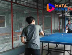 Pegawai Lapas Rantauprapat Unjuk Ketangkasan dalam Turnamen Tenis Meja