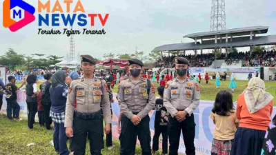 Polres Sergai Amankan Gelaran Sergai Open Marching Band 2025, Antusiasme Penonton Membludak