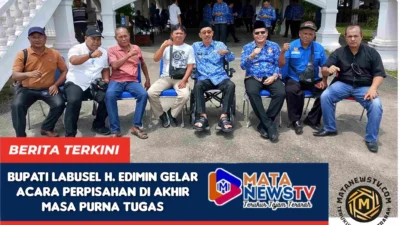 Bupati Labusel H. Edimin Gelar Acara Perpisahan di Akhir Masa Purna Tugas
