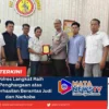 Polres Langkat Raih Penghargaan atas Keberhasilan Berantas Judi dan Narkoba