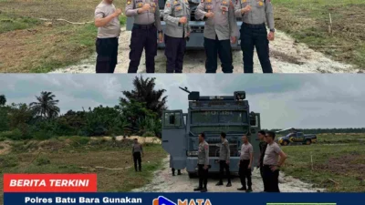 Polres Batu Bara Gunakan Water Cannon untuk Siram Lahan Jagung dalam Program Ketahanan Pangan