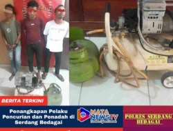 Polsek Dolok Masihul Ringkus Dua Pelaku Pencurian dan Satu Penadah di Serdang Bedagai