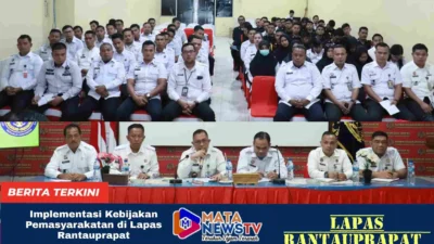 Kalapas Rantauprapat Pimpin Rapat Perdana, Tegaskan Implementasi Astacita Presiden, 13 Akselerasi Menteri Imipas, dan 21 Perintah Harian Ditjenpas