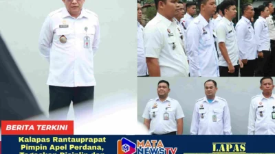 Kalapas Rantauprapat Pimpin Apel Perdana, Tegaskan Disiplin dan Semangat Baru