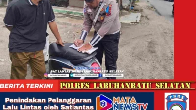 Satlantas Polres Labusel Gencarkan Penindakan Pelanggaran Lalu Lintas, Fokus Keselamatan dan Ketertiban di Jalan Raya