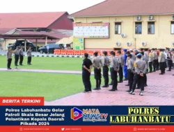 Polres Labuhanbatu Gelar Patroli Skala Besar Jelang Pelantikan Kepala Daerah Pilkada 2024