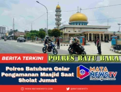 Polres Batubara Gelar Pengamanan Masjid Saat Sholat Jumat