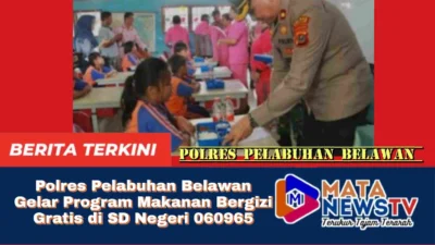 Polres Pelabuhan Belawan Gelar Program Makanan Bergizi Gratis di SD Negeri 060965