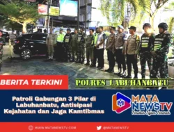 Patroli Gabungan 3 Pilar di Labuhanbatu, Antisipasi Kejahatan dan Jaga Kamtibmas