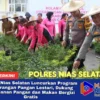 Polres Nias Selatan Luncurkan Program Pekarangan Pangan Lestari, Dukung Ketahanan Pangan dan Makan B...
