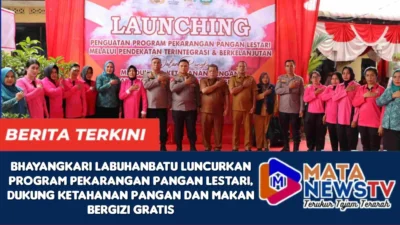 Bhayangkari Labuhanbatu Luncurkan Program Pekarangan Pangan Lestari, Dukung Ketahanan Pangan dan Makan Bergizi Gratis