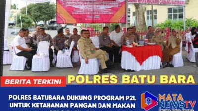 Polres Batubara Dukung Program P2L untuk Ketahanan Pangan dan Makan Bergizi Gratis