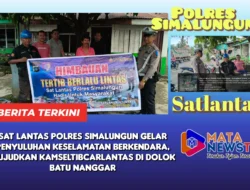 Sat Lantas Polres Simalungun Gelar Penyuluhan Keselamatan Berkendara, Wujudkan Kamseltibcarlantas di Dolok Batu Nanggar