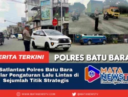 Satlantas Polres Batu Bara Gelar Pengaturan Lalu Lintas di Sejumlah Titik Strategis