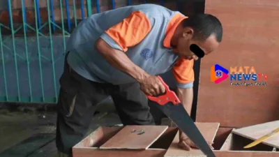 Asah bakat dan keahlian, WBP Lapas Rantauprapat Hasilkan Produk Lemari Kayu yang Berkualitas