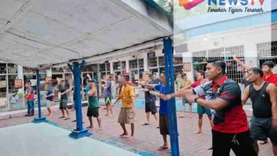 Senam Pagi Jadi Rutinitas Warga Binaan Lapas Kotapinang Hidup Sehat