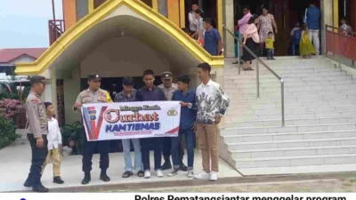Polres Pematangsiantar Gelar “Minggu Kasih,” Sambangi Jemaat Gereja untuk Serap Aspirasi