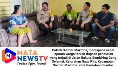 Polsek Siantar Martoba Respons Cepat Laporan Warga Terkait Kasus Pencurian