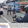 Polsek Pancur Batu Laksanakan Pengaturan Lalu Lintas di Depan Pasar Pancur Batu