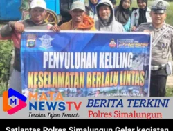 Polres Simalungun Gelar Penyuluhan Operasi Keselamatan Toba 2025 di Saribu Dolok