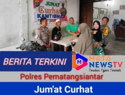 Polsek Siantar Martoba Gelar Jum’at Curhat, Warga Sampaikan Aspirasi Kamtibmas