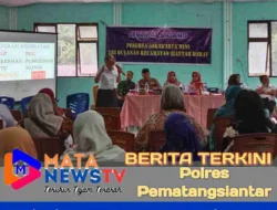 Polsek Siantar Barat Hadiri Lokakarya Mini Tri Bulanan Bahas Peningkatan Layanan Kesehatan