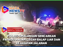 Polres Simalungun Gencarkan Patroli Malam Cegah Balap Liar dan Kejahatan Jalanan