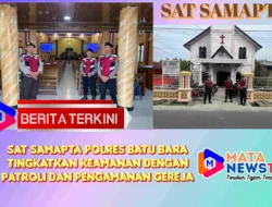 Sat Samapta Polres Batu Bara Tingkatkan Keamanan dengan Patroli dan Pengamanan Gereja