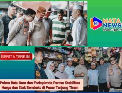 Polres Batu Bara dan Forkopimda Pantau Stabilitas Harga dan Stok Sembako di Pasar Tanjung Tiram