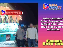 Polres Batubara Gelar Pengamanan Masjid dan Patroli Blue Light Selama Ramadan