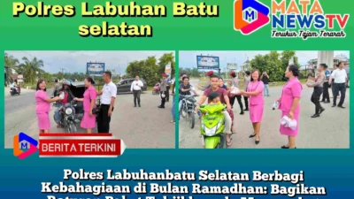Polres Labuhanbatu Selatan Berbagi Kebahagiaan di Bulan Ramadhan: Bagikan Ratusan Paket Takjil kepada Masyarakat