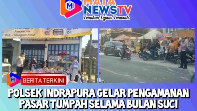 Polsek Indrapura Gelar Pengamanan Pasar Tumpah Selama Bulan Suci Ramadhan 1446 H