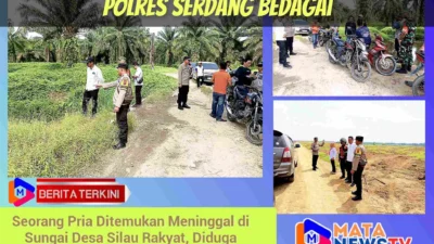 Seorang Pria Ditemukan Meninggal di Sungai Desa Silau Rakyat, Diduga Tenggelam Akibat Epilepsi Kambuh