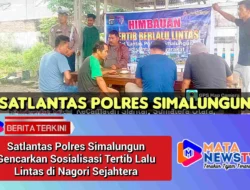 Satlantas Polres Simalungun Gencarkan Sosialisasi Tertib Lalu Lintas di Nagori Sejahtera