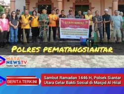 Sambut Ramadan 1446 H, Polsek Siantar Utara Gelar Bakti Sosial di Masjid Al Hilal