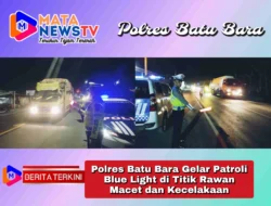 Polres Batu Bara Gelar Patroli Blue Light di Titik Rawan Macet dan Kecelakaan