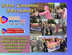 Polsekta Kotapinang Berbagi Takjil di Bulan Ramadhan, Wujud Kepedulian untuk Masyarakat
