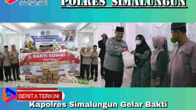 Kapolres Simalungun Gelar Bakti Sosial dan Silaturahmi Ramadhan di Ponpes Syekh Salman Daim